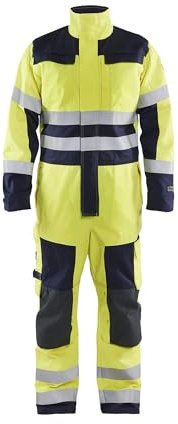 Blaklader 63781514 MULTINORM-OVERALLS, Gelb/Marine, grootte C148