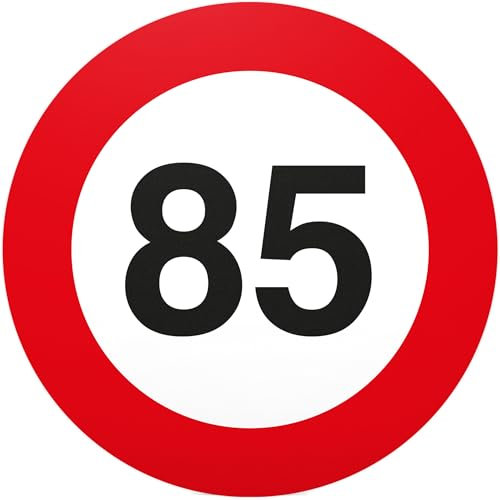 DankeDir! 85 Geburtstag Verkehrsschild - Schild Geschenk 85. Geburtstag Geschenkidee Geburtstagsgeschenk Fünfundachtzigsten Geburtstagsdeko Partydeko Party Zubehör Geburtstagskarte