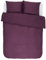 ESSENZA Bettwäsche Minte Burgundy, 135x200 + 1x 80x80 cm - 100% Baumwollsatin 300TC - Uni