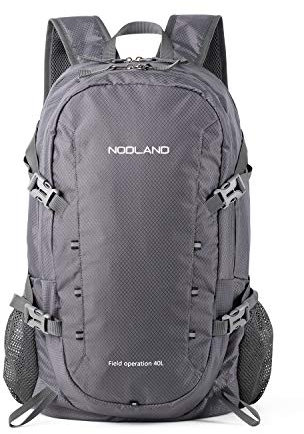 Sharkborough NODLAND Leichter Rucksack 40L Faltbarer Wasserdichter Tagesrucksack Outdoor Wander und Camping rucksäcke für Männer und Frauen