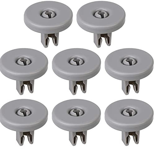 CABLEPELADO Ruedas para cesto inferior de lavavajillas | Ruedecillas Lavavajillas | Cesto Inferior lavavajillas | Diámetro 40 mm | Pack de 8 ruedas | Compatible con Zanussi, AEG, Electrolux