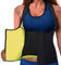 Memoryee Damen Sauna West Neopren Korsett Taillenformer Figurformend Bodysuit Bauch Kontrolle Sport Fitness Weste/Black/S