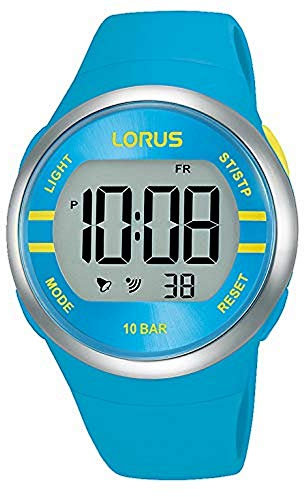 Lorus Damen Digital Quarz Uhr mit Silicone Armband R2341NX9