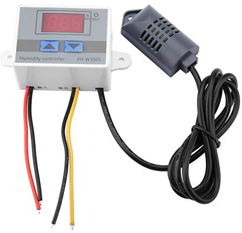 Digitaler Feuchtigkeitsregler, digitaler Hygrometer-Schalter-Controller Feuchtigkeitssensor 0~99% RH 12V/24V/220V(220V)