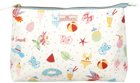 Greengate OILCOSLLUL0104 Lula Kosmetikbeutel Large White (1 Stück)
