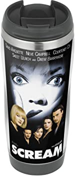 Profiles Scream Movie - Travel Mug, Thermal Insulated Cup for Hot and Cold Beverages Drinks
