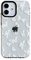Lxsceto Weiße Schmetterlings-Schutzhülle für iPhone 12 Mini 5,4 Zoll (13,7 cm) mit eingebautem Stoßfänger, stoßfeste Schutzhülle für iPhone 12mini 5,4 Zoll