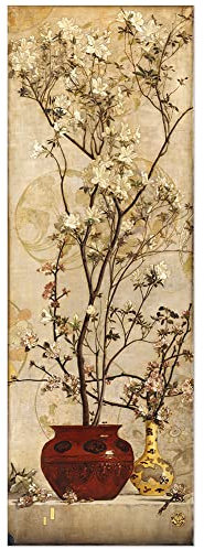 JUNIWORDS Poster, Charles Caryl Coleman, Stillleben mit Azaleen in einem chinesischen Topf, 90 x 30 cm (3001807)