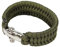 SEIWEI Bracelet de survie en paracorde tressé avec boucle réglable en acier inoxydable pour camping, bateau et randonnée (rouge)