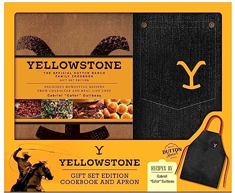 Yellowstone: The Official Dutton Ranch Family Cookbook Gift Set: Plus Exclusive Apron