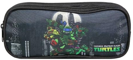 Bagtrotter Schulranzen 2 Fächer Ninja Turtles Schwarz