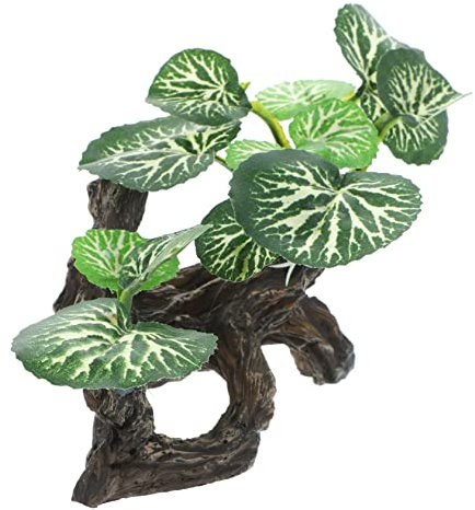 BCOATH Ornamenti Per Acquari Terrari Pianta Finta Decorazione In Rettile Terrario Piante Acquario Rami Acquario Pianta Terrario Pianta Simulata Rampicante Pianta Compagnia