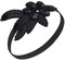 Duriya 1920s Stirnband Damen 20er Jahre Stil Haarband Gatsby Kostüm Accessoires (Schwarz)