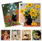 Miss Adola Swedish Dishcloths for Kitchen Reusable Swedish Cloths for Washing Dishes Absorbent Fast Drying Cleaning Swedish Sponge Cute Pattern Decorate 6Pack Washable Swedish Towels, Floral Cat