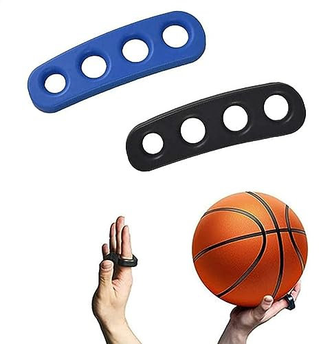 Beetoo Basketball Shooting Trainer Aid, 2PCS Basketball Training Equipment Aids, Shooting Form Trainer for Basketball for Youth and Adult (Black, Blue)