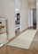 the carpet Lima nachhaltiger und umweltbewusster Designer Teppich, weich & pflegeleicht, 3D-Effekt, waschbar, Flor aus 100% recyceltem Polyester, Creme, 80 x 300 cm