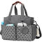 MEYAGOT Baby Wickeltasche, Babytasche, Reise Wickeltasche, Portable Babytasche, Umhängetasche Mit Schnullertasche Für Arbeit, Weekender, Grosse Kapazität Für Alle Babyzubehörteile, Grau