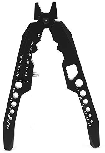 Metall-Stoßstangen-Dämpfer-Zange – Leichte Multifunktions-RC-Car-Modell-Metallklemme – Schwarze Kugelkopfzange mit Clip-Passform für Aufhängungswerkzeuge für Traxxas HSP-Auto