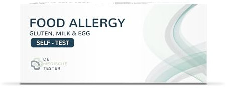 Lebensmittelallergie-Test | All-in-One Schnelltest erkennt Milch Ei und Gluten Allergien CE-zertifiziert hohe Genauigkeit einfache Anwendung