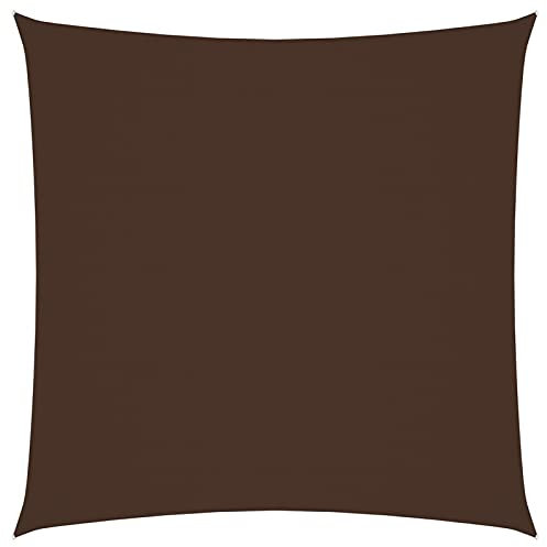 LAPOOH Toldo de Vela Rectangular Tela Oxford marrón 2x2,5 m, Toldo Vela, Toldos Exterior Terraza, Toldo para Sombra, Lona Sombra Exterior, Toldos para Patio