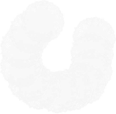 Hoement 100stücke Einweg Papier Tischset Für Lebensmittel Dekorative Papier Deckchen Mit Spitze Für Snacks Kuchen Und Partys