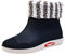 Stivali bassi Stivali invernali Rainshoes donna tubo corto peluche scarpe da acqua termica studenti scarpe quotidiane moda donna stivali da pioggia caldi comodi stivali da giardino, Nero , 39 EU
