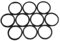 O-Ringe 2mm Schnurstärke NBR 70 1-20mm Innendurchmesser Dichtungsringe (5, 17x2)
