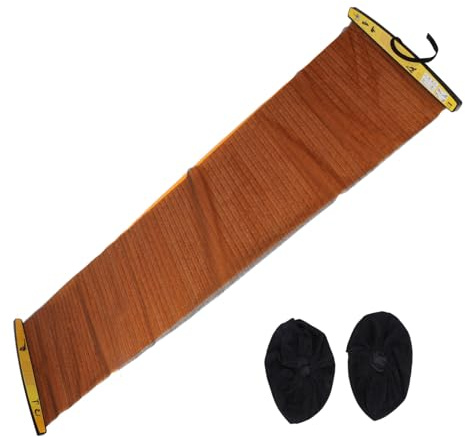 equlup Slide Board, 78.7x19.7in Workout Sliding Board Exercise Equipment Slide Board for Fitness Speed Balance Training Hockey Skating Slideboard