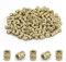 Lot de 125 inserts filetés M3 en laiton, filetages moletés en métal, pour imprimante 3D, jouets, ordinateurs, appareils photo, circuits imprimés, produits électroniques