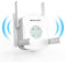 NEWFAST WLAN Amplifier,1800 Mbit/s Dual Band WiFi Amplifier with WPS,4X Swivelling Antennes,Ethernet Port,WiFi Booster of Multiple Functions,WiFi 6 Repeater Extender Compatible with All WLAN Devices