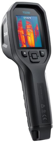 FLIR TG298 Termocamera con risoluzione Super 320x240 IR spot ad alta temperatura (160x120 IR nativi) e laser Bullseye: termocamera industriale a infrarossi spot per applicazioni ad alta temperatura