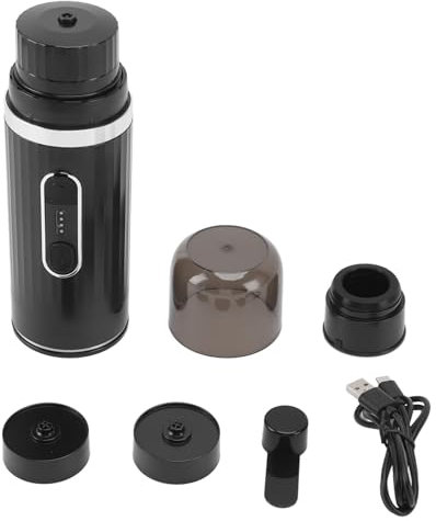 YULEESIYIP Portable Self Heating Electric Coffee Maker 15 Bar Pressure Rechargeable Travel Coffee Machine for Travel Camping Office