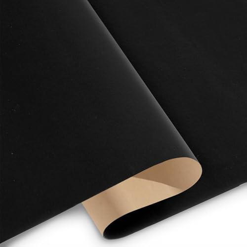 Decotalk Papier Peint Chambre Vintage Noir Velours 60X300cm Papiers Peints Autocollant Mural Epais Papier Adhesif Pour Meuble Noir Rouleau Velours Adhesif Decoratif Salon Salle de Bain Salon Cuisine