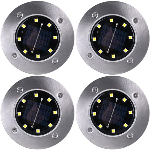 Casativo Edles Solar-Bodenstrahler 200lm IP44 mit Erdspiess: Helle Aussenleuchte für Garten & Weg – Schaffen Sie Sicherheit & Lichtakzente (4)