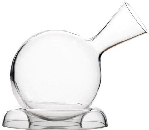 Hoggit Dekanter Earth - mit Glasständer - Transparent