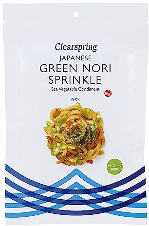 Clearspring Japanese Green Nori Sprinkle - Sea Vegetable Condiment 20g