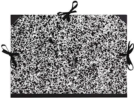 Clairefontaine 33602C -Zeichenmappe / Transportmappe Annonay mit Bändern ohne Klappen Rücken 30mm, innen: 75x110cm, außen: 80x120cm, robust und sicher, Weiß, 1 Stück