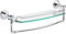 DELTA Cassidy 79710 Handtuchhalter mit Glasablage, Chrom Badezimmer Handtuchhalter, Badzubehör, 45,7 cm