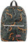 Seven ROUND Backpack ISCHOOLPACK - with Power Bank ! Laptop Sleeve - Green Orange 27Lt