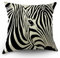 YISUMEI Kissenbezug Kissenhülle 80x80 cm Home Decor Dekokissen Fall Sofa Werfen Kissenbezüge Pillowcases Tier Streifen Zebra