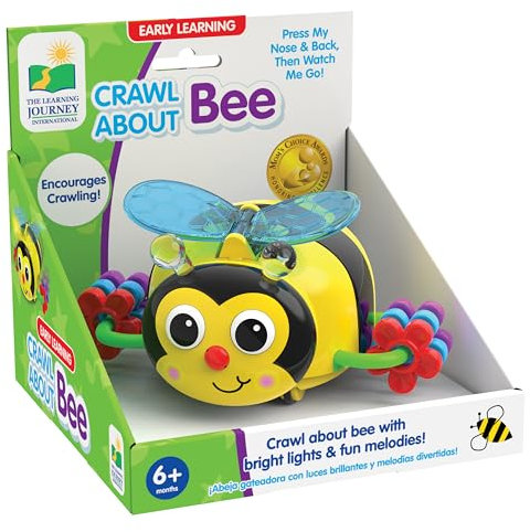 The Learning Journey Crawl About Bee with Bright Lights and Fun Melodies, Multi