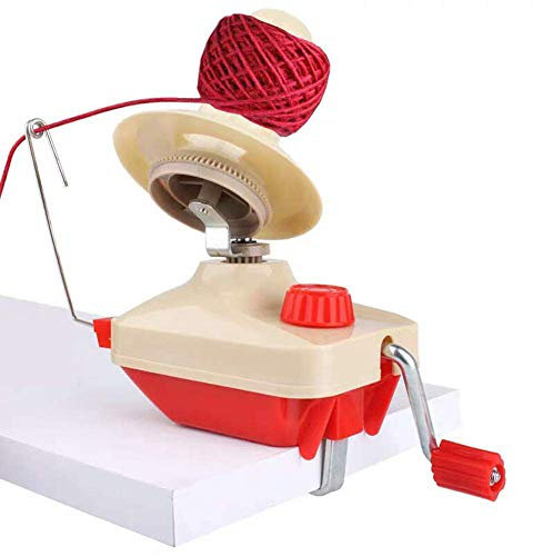 FORTSPANG Wollwickler, Garnwickler [2023 Upgrade], Einfach zu Installierender Wollabwickler, Garnball Wickler