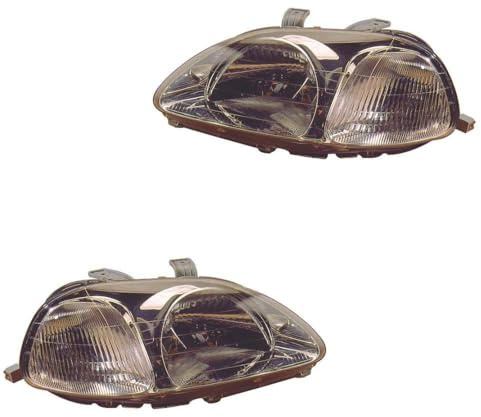 Halogen Scheinwerfer Set für CIVIC VI Hatchback (EJ EK) Bj. 10.95-02.01