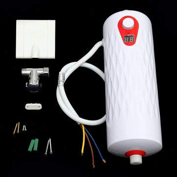 TuToy 6500W Durchlauferhitzer Ohne Tank - Weiß