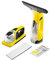 Kärcher Window Vac WV 2 Plus N Limpiadora de ventanas y cristales a batería (aspiradora limpiacristales) con paño a batería KV 4, duración batería 35 min, peso 0,6 kg, detergente concentrado 20 ml