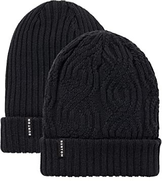 Burton Damen Recycled Reversible Beanie-Mütze, True Black, 1SZ