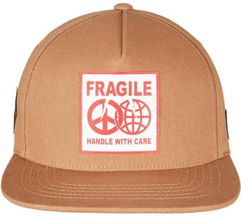 Cayler & Sons Unisex CS2481-FRAGILE Peace Snapback Baseball Cap, Sand/mc, one Size