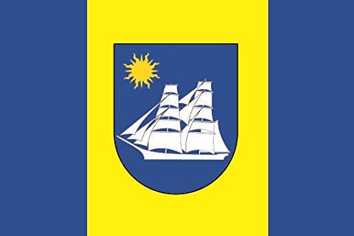 U24 Aufkleber Wustrow Fischland Flagge Fahne 8 x 5 cm Autoaufkleber Sticker