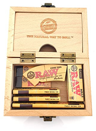 RAW Wooden Rolling Box Gift Set - STANDARD