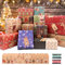 Geschenkpapier Weihnachten, 12 Blatt Weihnachtspapier Set mit Aufklebern und Geschenkanhänger, kraftpapier Recycling Weihnachten Geschenkpapier für Kinder und Erwachsene, 50 x 70cm